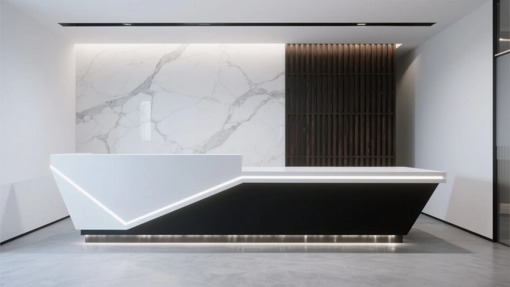 大堂前台家具这样选，实用与高级感轻松拿捏