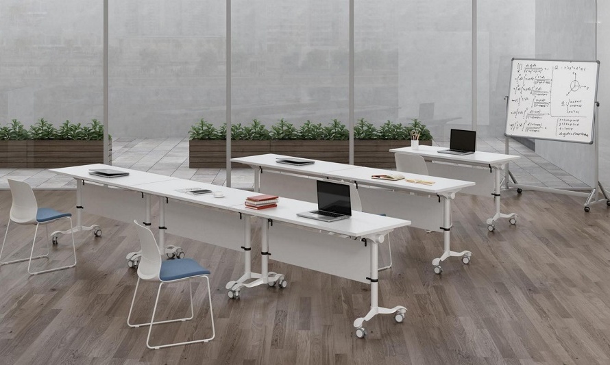 时尚培训桌长条桌多功能培训桌
