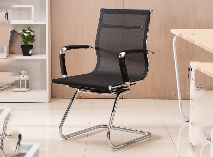 高管网椅弓形脚椅