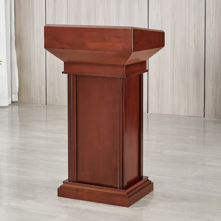 实木演讲台发言主持台讲话台桌