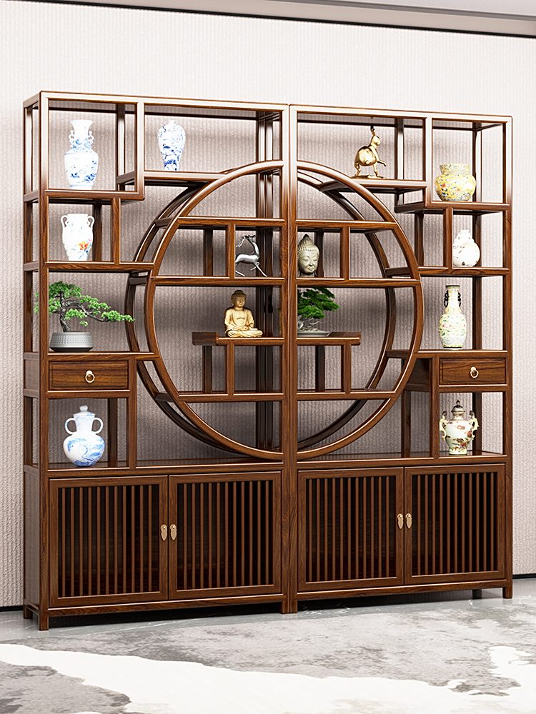 博古架实木新中式