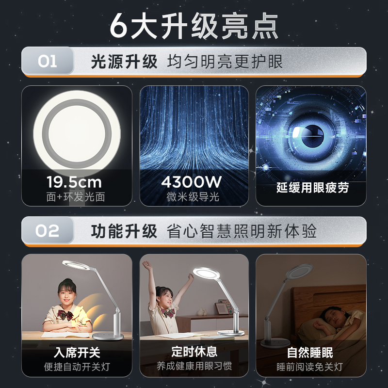 面环微导光台灯